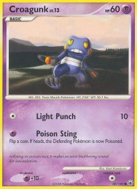 Croagunk - Majestic Dawn (MD) #60/100 - Common Pokémon Trading Card