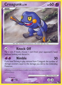 Croagunk - POP Series 9 (POP) #007/017 - Uncommon Pokémon Trading Card