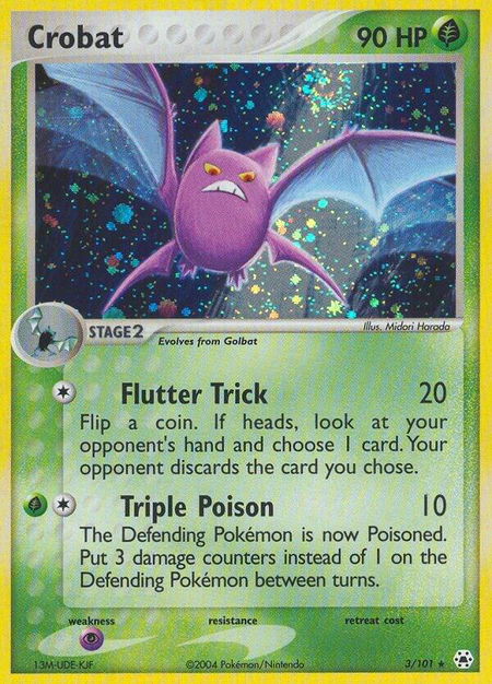 Crobat - Hidden Legends Pokémon trading card