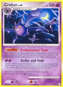 Crobat - Mysterious Treasures (MT) #23/123 - Rare Pokémon Trading Card