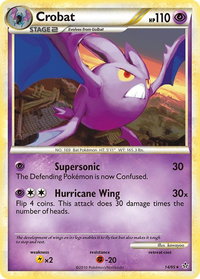 Crobat - Unleashed (UL) #14/95 - Rare Pokémon Trading Card