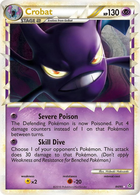 Crobat (Prime) - Unleashed Pokémon trading card