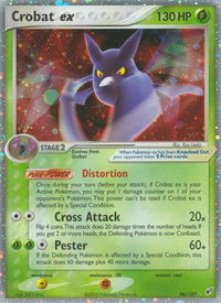 Crobat ex - Deoxys (DX) #96/107 - Ultra Rare Pokémon Trading Card