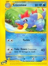 Croconaw - Expedition (EX) #074/165 - Uncommon Pokémon Trading Card