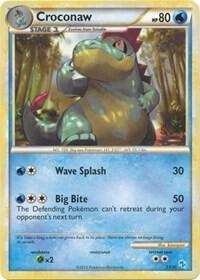 Croconaw (#13) - HGSS Trainer Kit: Gyarados & Raichu Pokémon trading card