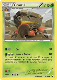 Crustle - Dark Explorers (DEX) #8/108 - Uncommon Pokémon Trading Card