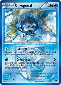 Cryogonal (Team Plasma) - Plasma Freeze (PLF) #30/116 - Uncommon Pokémon Trading Card