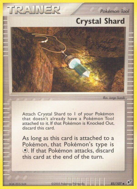 Crystal Shard - Deoxys Pokémon trading card