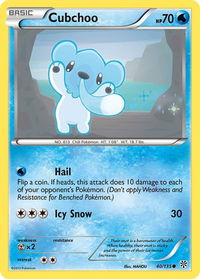 Cubchoo - Plasma Storm (PLS) #40/135 - Common Pokémon Trading Card