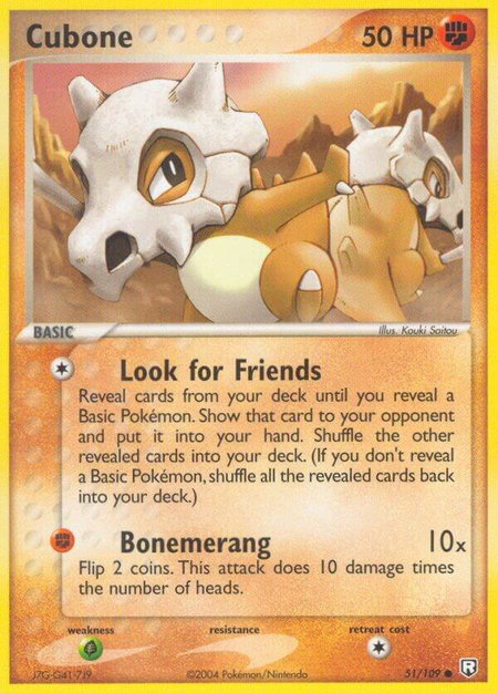 Cubone - Team Rocket Returns Pokémon trading card