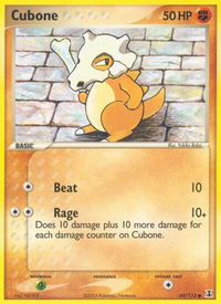 Cubone - Delta Species (DS) #60/113 - Common Pokémon Trading Card