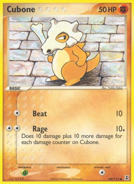 Cubone - Delta Species Pokémon trading card