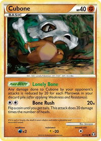 Cubone - Triumphant (TM) #60/102 - Common Pokémon Trading Card