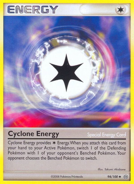 Cyclone Energy - Stormfront Pokémon trading card