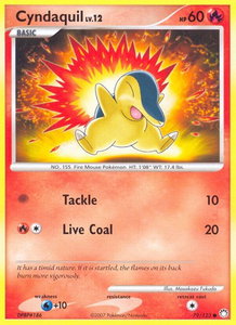 Cyndaquil - Mysterious Treasures (MT) #79/123 - Common Pokémon Trading Card