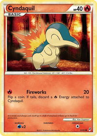 Cyndaquil - Call of Legends (CL) #55/95 - Common Pokémon Trading Card