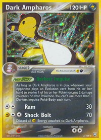 Dark Ampharos - Team Rocket Returns (RR) #2/109 - Holo Rare Pokémon Trading Card