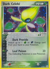 Dark Celebi - Hidden Legends (HL) #4/101 - Holo Rare Pokémon Trading Card