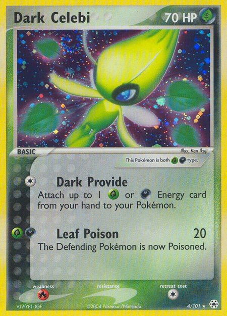 Dark Celebi - Hidden Legends Pokémon trading card