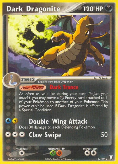 Dark Dragonite - Team Rocket Returns Pokémon trading card