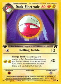Dark Electrode - Team Rocket (TR) #34/82 - Uncommon Pokémon Trading Card