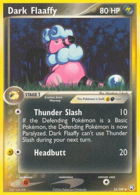 Dark Flaaffy - Team Rocket Returns Pokémon trading card