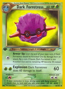 Dark Forretress - Neo Destiny (N4) #035/105 - Uncommon Pokémon Trading Card