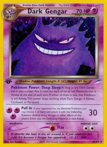 Dark Gengar - Neo Destiny (N4) #006/105 - Holo Rare Pokémon Trading Card