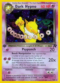 Dark Hypno (9) - Team Rocket (TR) #09/82 - Holo Rare Pokémon Trading Card