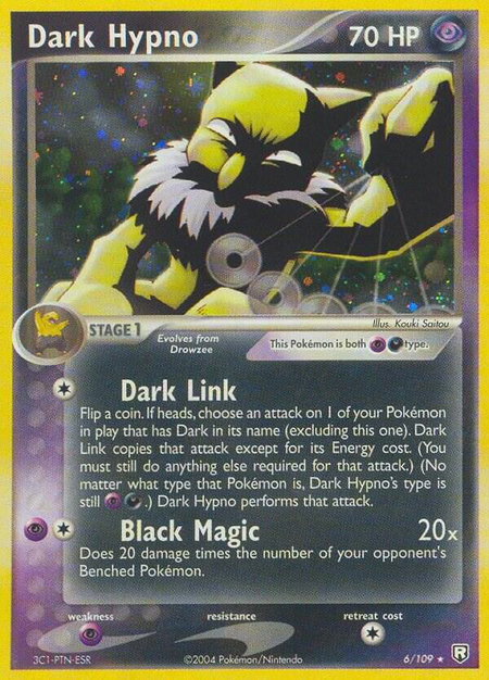 Dark Hypno - Team Rocket Returns Pokémon trading card