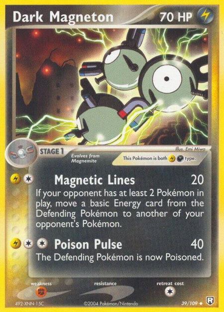 Dark Magneton - Team Rocket Returns Pokémon trading card