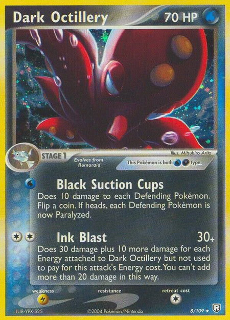 Dark Octillery - Team Rocket Returns Pokémon trading card