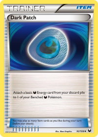 Dark Patch - Dark Explorers (DEX) #93/108 - Uncommon Pokémon Trading Card