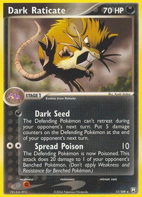 Dark Raticate - Team Rocket Returns (RR) #17/109 - Rare Pokémon Trading Card