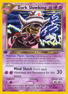 Dark Slowking - Neo Destiny (N4) #020/105 - Rare Pokémon Trading Card