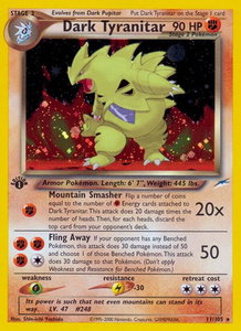 Dark Tyranitar - Neo Destiny (N4) #011/105 - Holo Rare Pokémon Trading Card