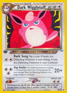 Dark Wigglytuff - Neo Destiny (N4) #040/105 - Uncommon Pokémon Trading Card