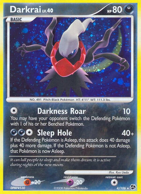Darkrai (4) - Great Encounters Pokémon trading card