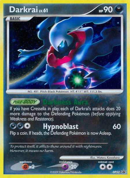 Darkrai - DP52 - Diamond and Pearl Promos Pokémon trading card