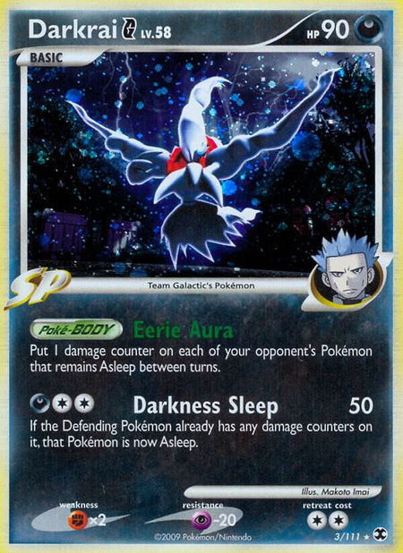 Darkrai G - Rising Rivals Pokémon trading card