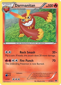 Darmanitan - Emerging Powers (EPO) #21/98 - Rare Pokémon Trading Card