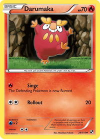 Darumaka (24) - Black and White (BLW) #24/114 - Uncommon Pokémon Trading Card