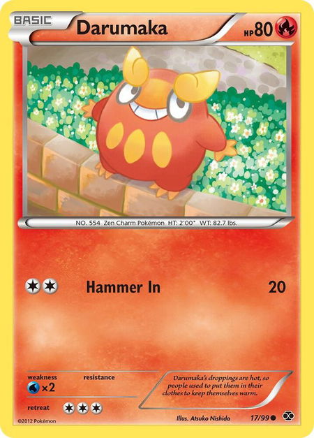 Darumaka - Next Destinies Pokémon trading card