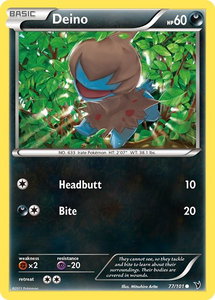 Deino - Noble Victories (NVI) #77/101 - Common Pokémon Trading Card