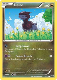 Deino - Legendary Treasures (LTR) #97/113 - Common Pokémon Trading Card