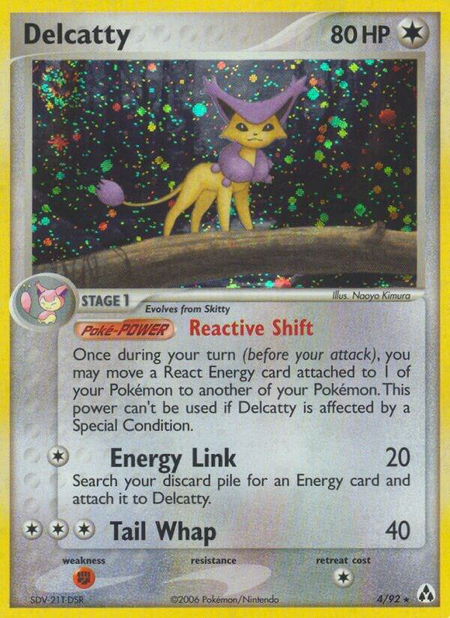 Delcatty - Legend Maker Pokémon trading card