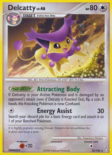 Delcatty - Legends Awakened Pokémon trading card