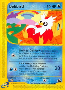 Delibird - Skyridge (SK) #049/144 - Common Pokémon Trading Card