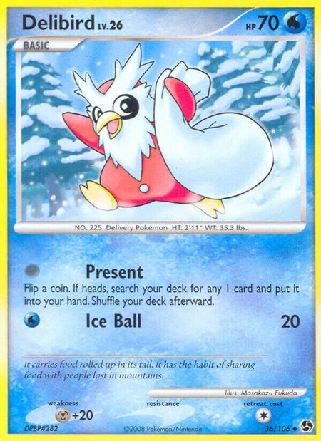 Delibird - Great Encounters Pokémon trading card