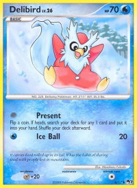 Delibird - POP Series 7 (POP) #006/017 - Uncommon Pokémon Trading Card